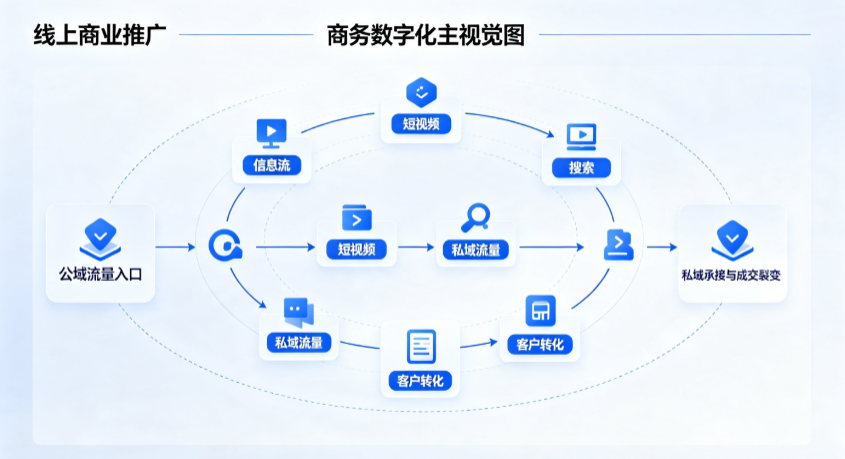 彭泽县线上商业推广怎么做？全域流量闭环搭建与低成本转化实战指南